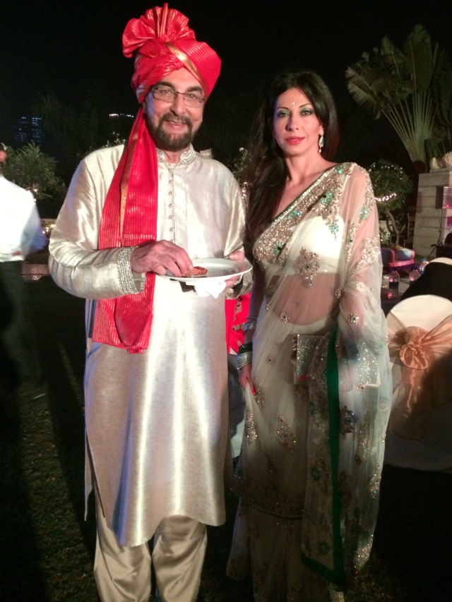 Celebrity Guests Kabir Bedi & Vida Samadzai